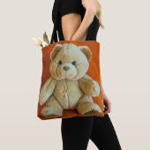 Het Canvas tas van de teddybeer (Dichtbij)