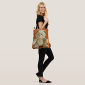 Het Canvas tas van de teddybeer (Op model)
