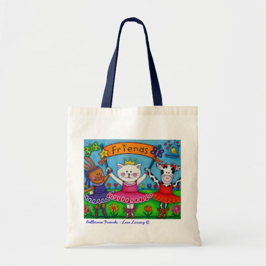 Het Canvas tas van de Vrienden van de ballerina (Voorkant)