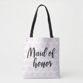 Het Canvas tas van het Patroon van de Trouwring (Voorkant)