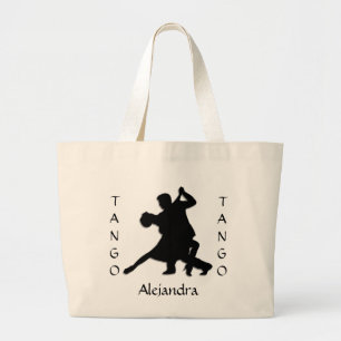 Het Canvas tas van het Silhouet van de Dans van de