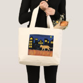 Het Canvas tas van meisjes van de Nacht "uit" (Voorkant (product))
