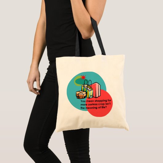 Het Canvas tas van Shopaholic (Voorkant (product))