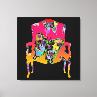 Het canvas van de Butterfly-stoel Afdruk