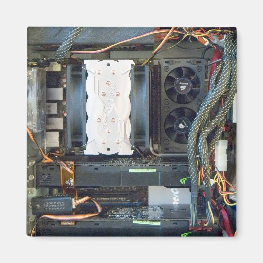 Het canvas van de computerapparatuur magneet (Voorkant)