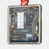 Het canvas van de computerapparatuur metalen ornament (Links)