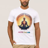 Het canvas van de geest beheersen t-shirt (Voorkant)