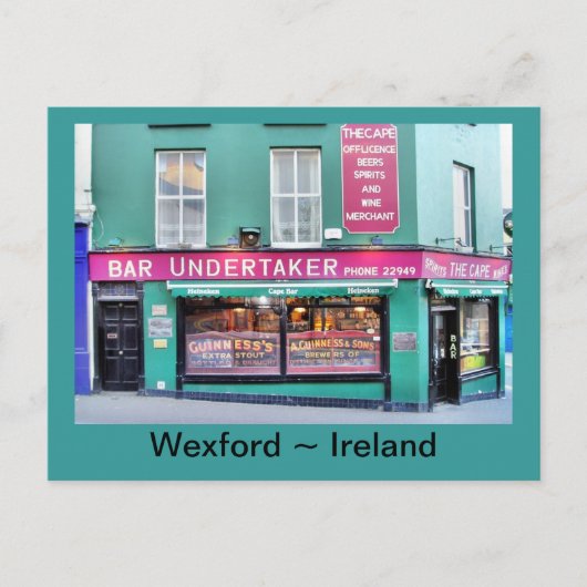 Het Cape Irish Pub-Briefkaart Briefkaart (Voorkant)