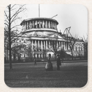Het Capitol-gebouw in Washington D.C. Kartonnen Onderzetters