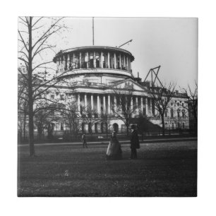 Het Capitol-gebouw in Washington D.C. Tegeltje