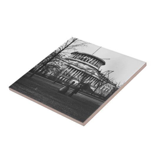 Het Capitol-gebouw in Washington D.C. Tegeltje (Zijkant)