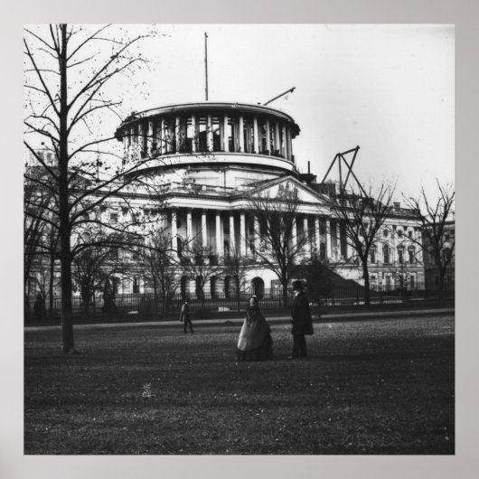 Het Capitol-gebouw in Washington DC. Poster (Voorkant)