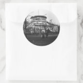 Het Capitol-gebouw in Washington DC. Ronde Sticker (Tas)