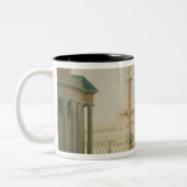 Het Capitol, het vastgestelde ontwerp voor 'Titus' Tweekleurige Koffiemok (Links)