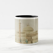 Het Capitol, het vastgestelde ontwerp voor 'Titus' Tweekleurige Koffiemok (Center)