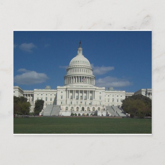 Het Capitolgebouw Briefkaart (Voorkant)