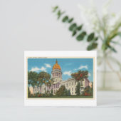 Het  Capitool in Augusta, Maine, Briefkaart (Staand voorkant)