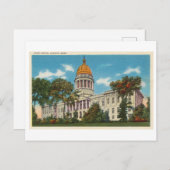Het  Capitool in Augusta, Maine, Briefkaart (Voorkant / Achterkant)