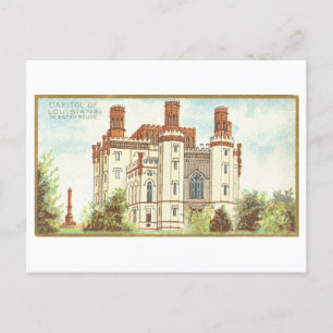 Het Capitool in Baton Rouge, Louisiana, Briefkaart