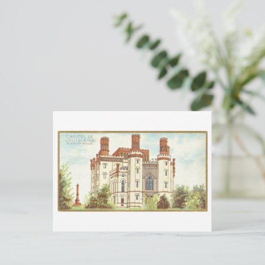 Het Capitool in Baton Rouge, Louisiana, Briefkaart (Staand voorkant)