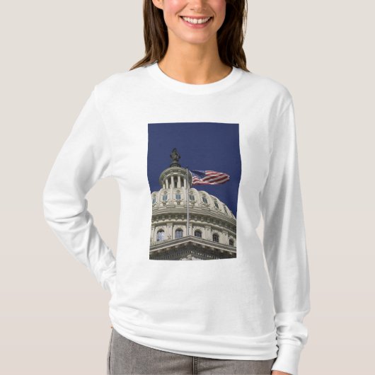 Het Capitool in de Verenigde Staten, Washington, D T-shirt (Voorkant)