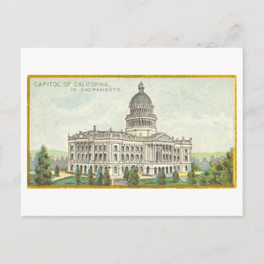 Het Capitool in Sacramento, Californië, Briefkaart (Voorkant)