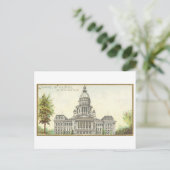 Het Capitool in Springfield, Illinois Briefkaart (Staand voorkant)