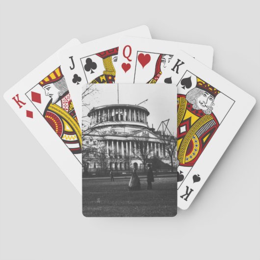 Het Capitool in Washington D.C. Speelkaarten (Achterkant)