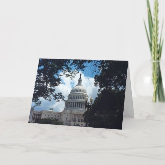 Het Capitool van de V.S. Kaart (Voorkant)