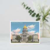 Het  Capitool van Denver Colorado Briefkaart (Staand voorkant)