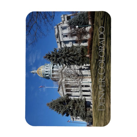 Het Capitool van Denver Colorado Magneet (Verticaal)