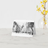 Het Capitool van Idaho onder Sneeuw Kaart (Gele Bloem)