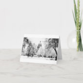 Het Capitool van Idaho onder Sneeuw Kaart (Voorkant)