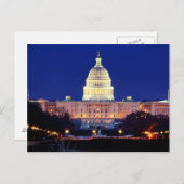 Het Capitool van Verenigde Staten van het Briefkaart (Voorkant / Achterkant)