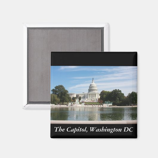 Het Capitool, Washington DC Magneet (Voorkant / Achterkant)