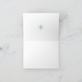 Het Capricieuze Art. van de Sneeuw van de Kinderen Feestdagen Kaart (Binnen)