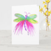 Het capricieuze Kleurrijke Lege Wenskaart van de Kaart (Gele Bloem)