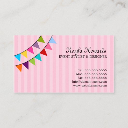 Het capricieuze Stileren en het Ontwerp van de Visitekaartje (Achterkant)