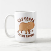Het capybara is mijn geestesdier koffiemok (Links)