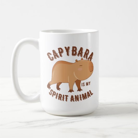 Het capybara is mijn geestesdier koffiemok (Links)
