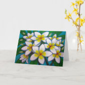 Het Caraïbische Wenskaart van Pareltjes Kaart (Gele Bloem)