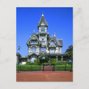 Het Carson Mansion in Eureka, Californië Briefkaart