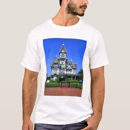 Het Carson Mansion in Eureka, Californië T-shirt (Voorkant)