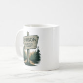 Het Carson National Forest in New Mexico Koffiemok (Voorkant links)