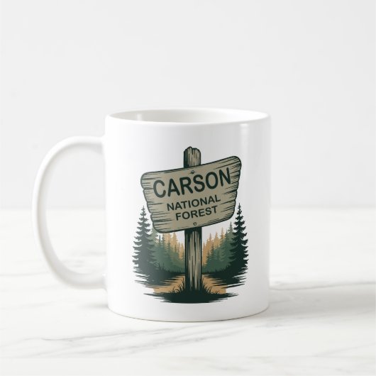 Het Carson National Forest in New Mexico Koffiemok (Links)