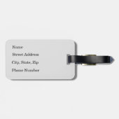 Het Cartoon Paard van de Trail Bagagelabel (Achterkant horizontaal)