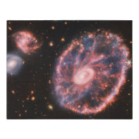 Het Cartwheel-sterrenstelsel en de bijbehorende st