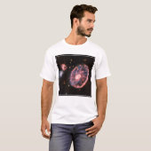 Het Cartwheel-sterrenstelsel en de bijbehorende st T-shirt (Voorkant volledig)