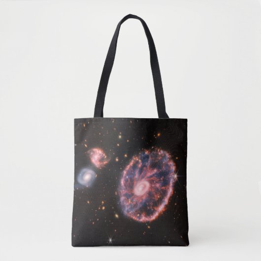 Het Cartwheel-sterrenstelsel en de bijbehorende st Tote Bag (Voorkant)