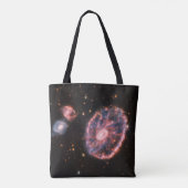 Het Cartwheel-sterrenstelsel en de bijbehorende st Tote Bag (Achterkant)